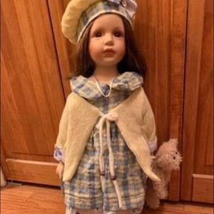 Ellis Island Porcelain Doll - Perla